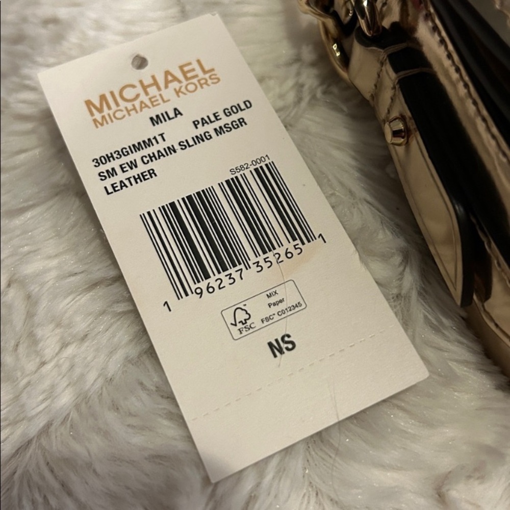 Michael Kors Metallic Gold Clutch - Picture 3 of 5